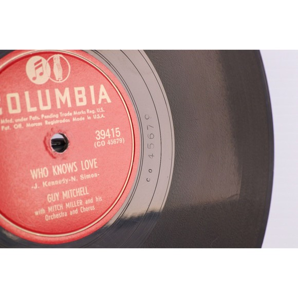Guy Mitchell -My Truly, Truly Fair/ Who Knows Love 1951 10" 78 rpm Record 39415 - Picture 13 of 16